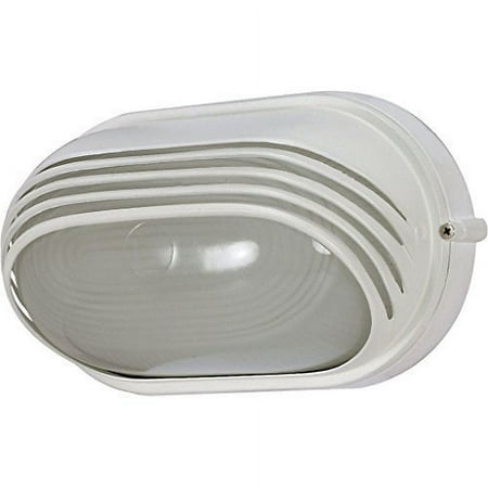Nuvo 60-522 - 1 Light - 10" - Oval Hood Bulk Head - Die Cast Bulk Head