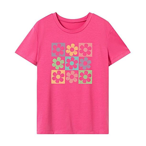 Camiseta básica simple para mujer Salvador cuello redondo S