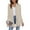 Khaki, variant on Outfmvch Cardigan For Women Cardigan Open Front Cardigans Long Sleeve Casual Soft Drape Fall Cardigan Cardigan Sweaters For Women Black L