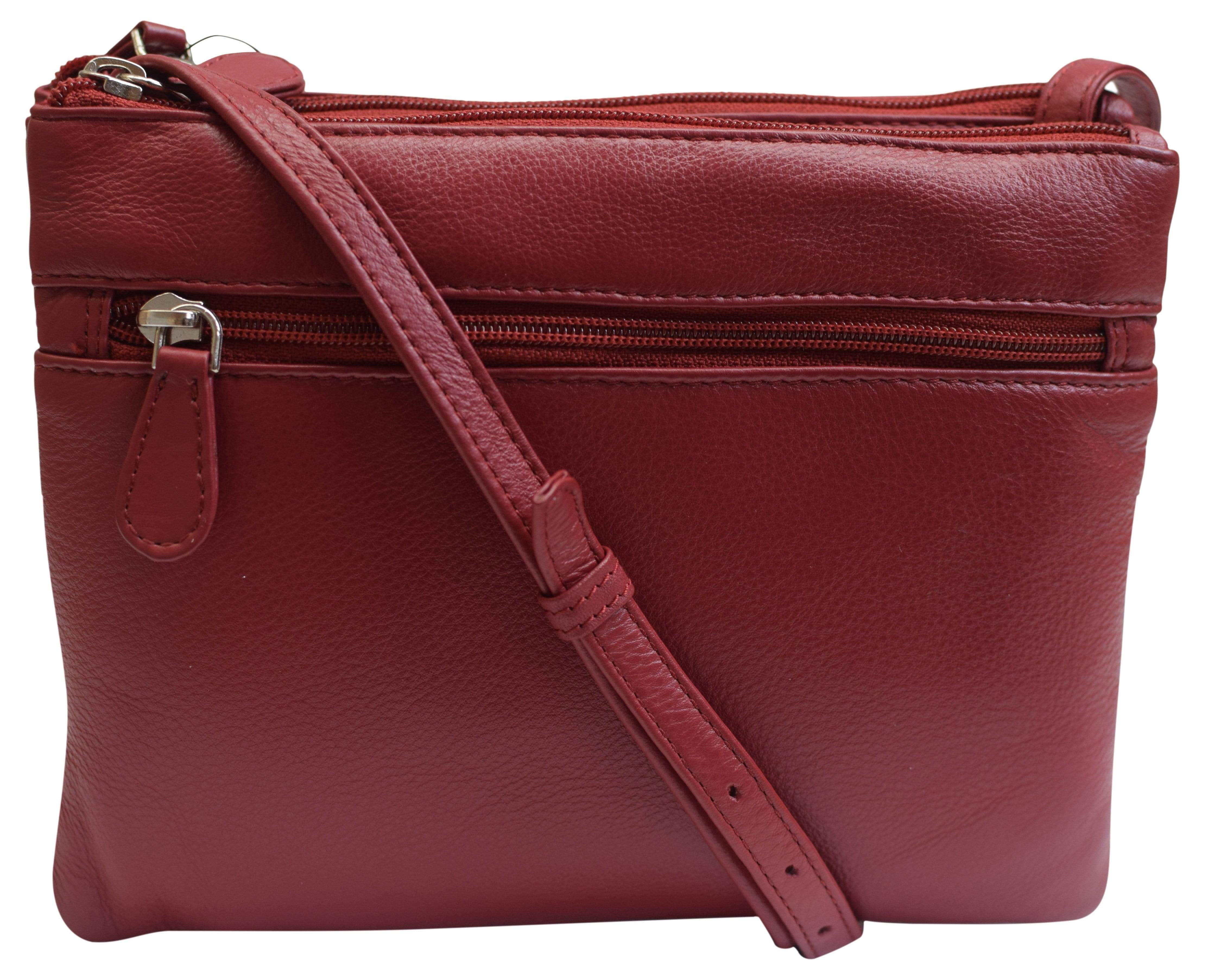 Ladies Small Zip Details Shoulder Handbag tote Messenger Cross Body Shoulder Bag 