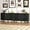 Black, variant on Modern Storage Cabinet, 47.2" Buffet Cabinet with 3 DIY Doors and Adjustable Shelf, Sideboard Coffee Bar with Solid Wood Feet for Kitchen,Dining Room,Living Room,Black