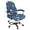 Seals Lemon Spots Leaf Blue, variant on SCRAWLGOD Seals Lemon Spots Leaf Blue Breathable Cover for Office Chair Seat Scratch Resistant Comfortable Rotating Chair Cover Non-Slip Removable Desk Chair Seat Protector, S