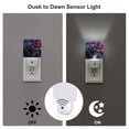 thumbnail image 3 of Fotbe Glowing Chameleon Fantasy Art Pattern Plug-in LED Backlit Night Light with Motion Sensor & Dusk to Dawn Sensor Energy Efficient Night Light, Bedroom Night Light-US, 3 of 7