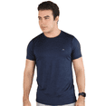 thumbnail image 1 of Playera Hombre Deportiva Manga Corta Azul Marino Secado Rápido, 1 of 4