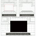 thumbnail image 7 of Black Tempered Glass Backsplash For Kitchen Behind Stove,Stove Back Top Cover,Easy to Clean Glass Splashback, Sink Cover Splash Guard,Home Kitchen Wall Decor, 7 of 7