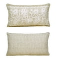 thumbnail image 3 of Home Soft Things 2 Piece Printed Microfiber Throw Pillow Cover Set - Emma Taupe -14" X 26", 3 of 5