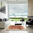 thumbnail image 6 of Ahgly Company Indoor Rectangle Abstract Red Oriental Area Rugs, 4' x 6', 6 of 6