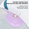 thumbnail image 3 of Digital Alarm Clock, Portable LED Electronic Digital Alarm Clock, Vibrating Alarm Clock For Heavy Sleepers, Bed Shaker Alarm Clock, Vibrating Alarm Clock For Students, Children, 3 of 8