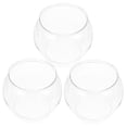 thumbnail image 4 of BESTYASH 3 Pcs Aquarium Transparent pour Décoration Intérieure Forme Ronde, 4 of 7