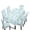 Rabbit Easter Egg Carrot Chick, variant on TSOVTHRID Monstera Leaf Print 5 Pcs Tablecloth and Chair Covers Set, Stretchable Washable Table Cover with Chair Slipcovers for Home Hotel Banquet Wedding Party Decor