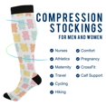 thumbnail image 2 of FORMRS Womens Knee High Socks Casual Long Thick Travel Daily Wear, 1 Pair, Cute Gummy Bears Pattern, 2 of 6