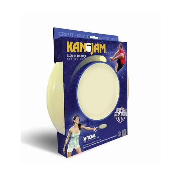Kan Jam Disque Lumineux Premium 11 Pouces; Kan Jam Frisbee Premium pour Jeux Extérieurs, Disque Officiel KanJam Discflect