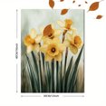 thumbnail image 3 of Qisvanset 12x16 Inch Yellow Daffodil Canvas Wall Art, Floral Bible Verse Housewarming Home Wall Gift, 3 of 8