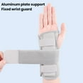 thumbnail image 4 of Manyache 1Pc Sprained Wrist Brace Breathable Adjustable Left Right Hand Arthritis Pain Relief Wrist Support Stabilizer Recovery Wrist Wrap Wristband, 4 of 8