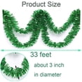 thumbnail image 2 of Metallic Banner Tinsel Garland Christmas Foil Streamers, 2 of 6