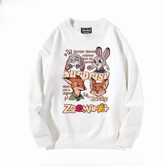 Zootopia 2025 Sweatshirt, Nick Wilde Sweatshirt, Judy Hopps Sweatshirt - Sizes S-5XL ,Art Print JSC