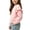 Pink, variant on BLVB Girls Pullover Crewneck Sweatshirt with Ruffle Trim Long Sleeve Cute Solid Tops for Toddler Kids(Red,11-12 Years)
