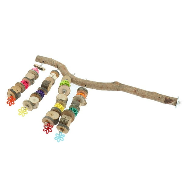 Soporte Para Loros Y Pájaros De Madera Natural, Soporte Para Jaula De Pájaros, Accesorio Para Jaula De Pájaros
