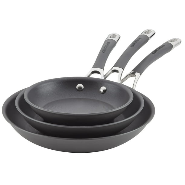 Circulon Radiance HardAnodized Nonstick Frying Pan Triple Pack, 3