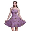thumbnail image 1 of Bimba Robe d'Été Sans Manches Mini Fluide pour Femme, Robe Soleil à Imprimé Floral - Petit, 1 of 5