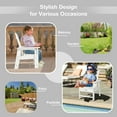 thumbnail image 5 of Costway Patio Kids' Adirondack Chair Seat Weather Resistant for Ages 3-8 White, 5 of 7