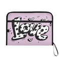 thumbnail image 7 of Accordion File Organizer with Zip Closure 13 Pockets Expanding File Folder Letter A4 Paper Document Organizer for Home Office Black Font Love, 7 of 7