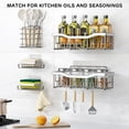 thumbnail image 4 of Shower Caddy, Shower Shelves 5 Pack, Adhesive Shower Organizer for Bathroom & Kitchen, No Drilling, Large Capacity, Rustproof SUS304 Stainless Steel Bathroom Organizer, Bathroom Accessories, Silver, 4 of 7
