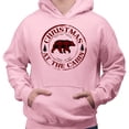 thumbnail image 2 of Christmas at the Cabin Hoodie Sweatshirt Unisex 4X-Large Pink, 2 of 5