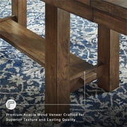 Signature Design by Ashley Moriville Extendable Dining Table in Grayish Brown