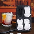 thumbnail image 1 of Oleegame 1PC Baby Popsicle Molds New Food Grade Silicone Quadruple Ice Grid Ice Ball Tools For Dog Bull Dog Ice Grid Tools For Home Dog Shaped Ice Grid Ice Box, 1 of 4