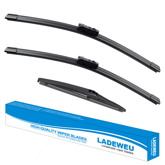 3 Wipers 26"+16"+12" for Lexus NX200t 2015-2017 Lexus NX300 2018-2021 NX300h 2015-2021 All Weather Original Equipment Replacement Front with Rear Windshield Wiper Blades Set (Pack of 3)