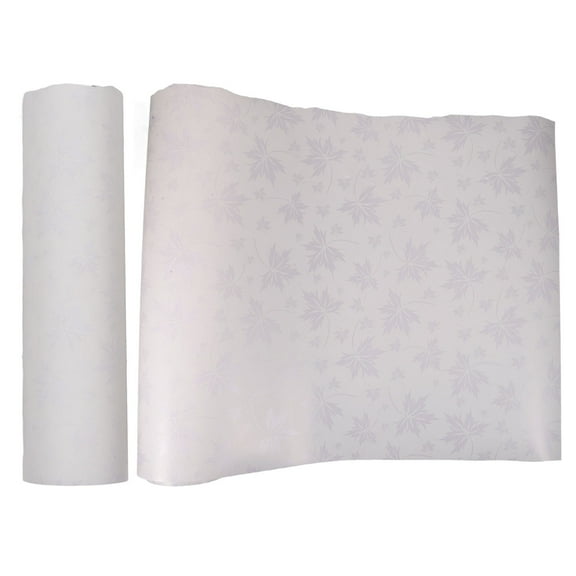 WHAMVOX DIY White PVC Lampshade Making Material for Elegant Home Decor and Desk Light Cover, 2 Rolls