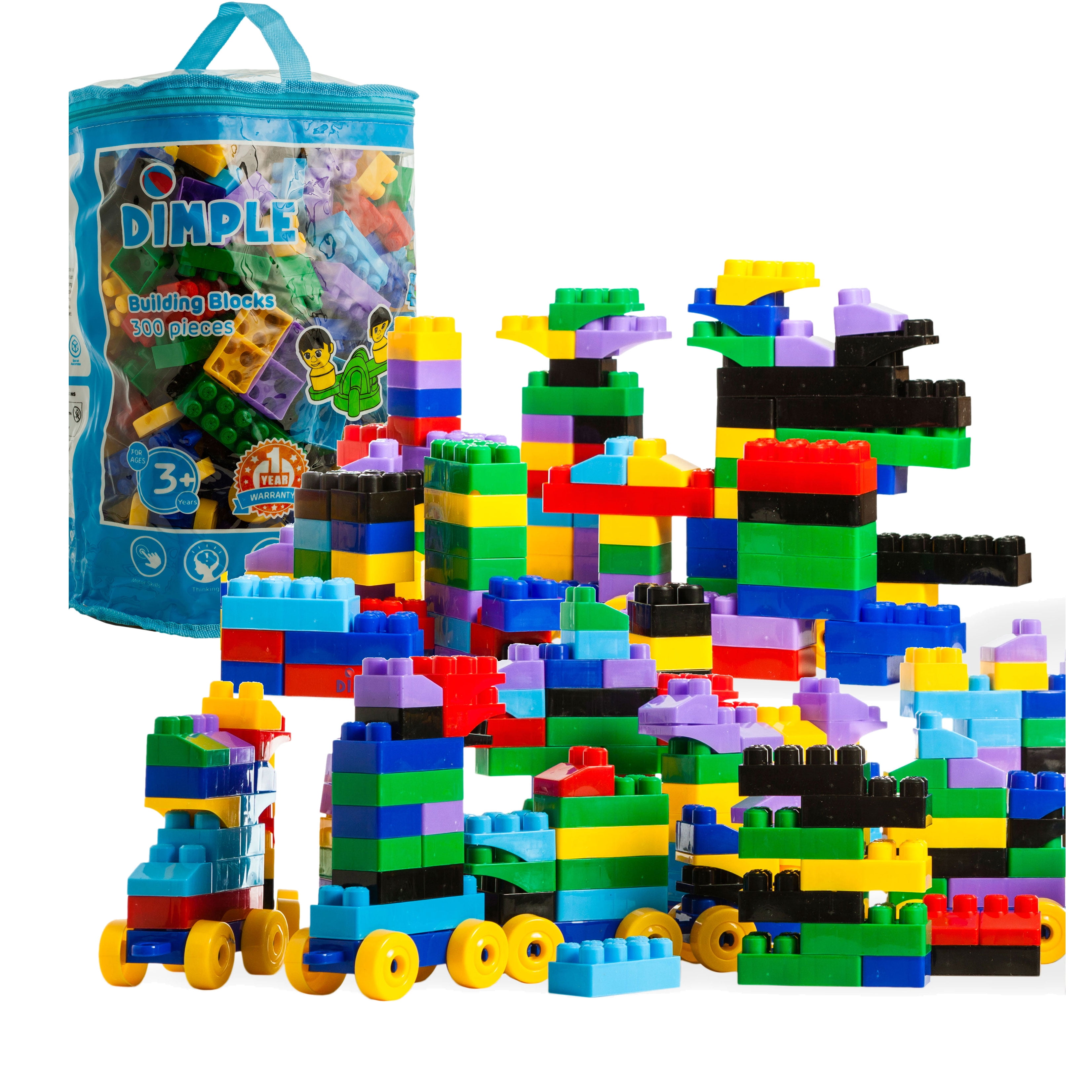 Lego 250/2000 Bulk Toys BRICKS BLOCKS LOT Mixed Sizes Basic Building Pieces Mix 