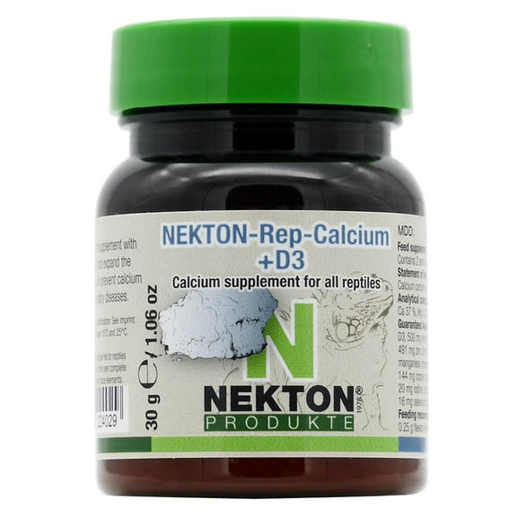 NEKTON Rep-Calcium Plus D3 Reptile Supplement 1.06 oz (30g)