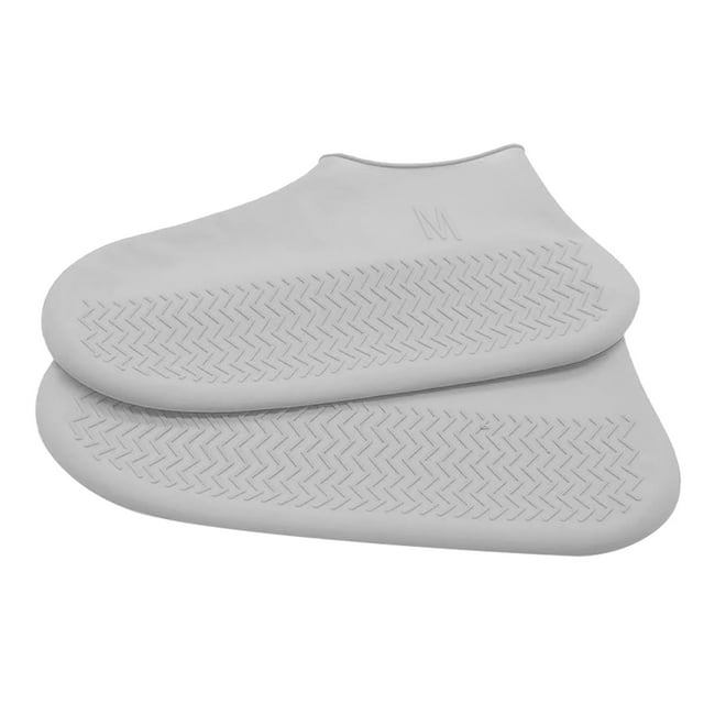 Couvre-chaussures en Silicone Couvre-Chaussures Imperméables Couvre-Chaussures pour Femmes et Hommes Trench-Coat Court pour Femmes