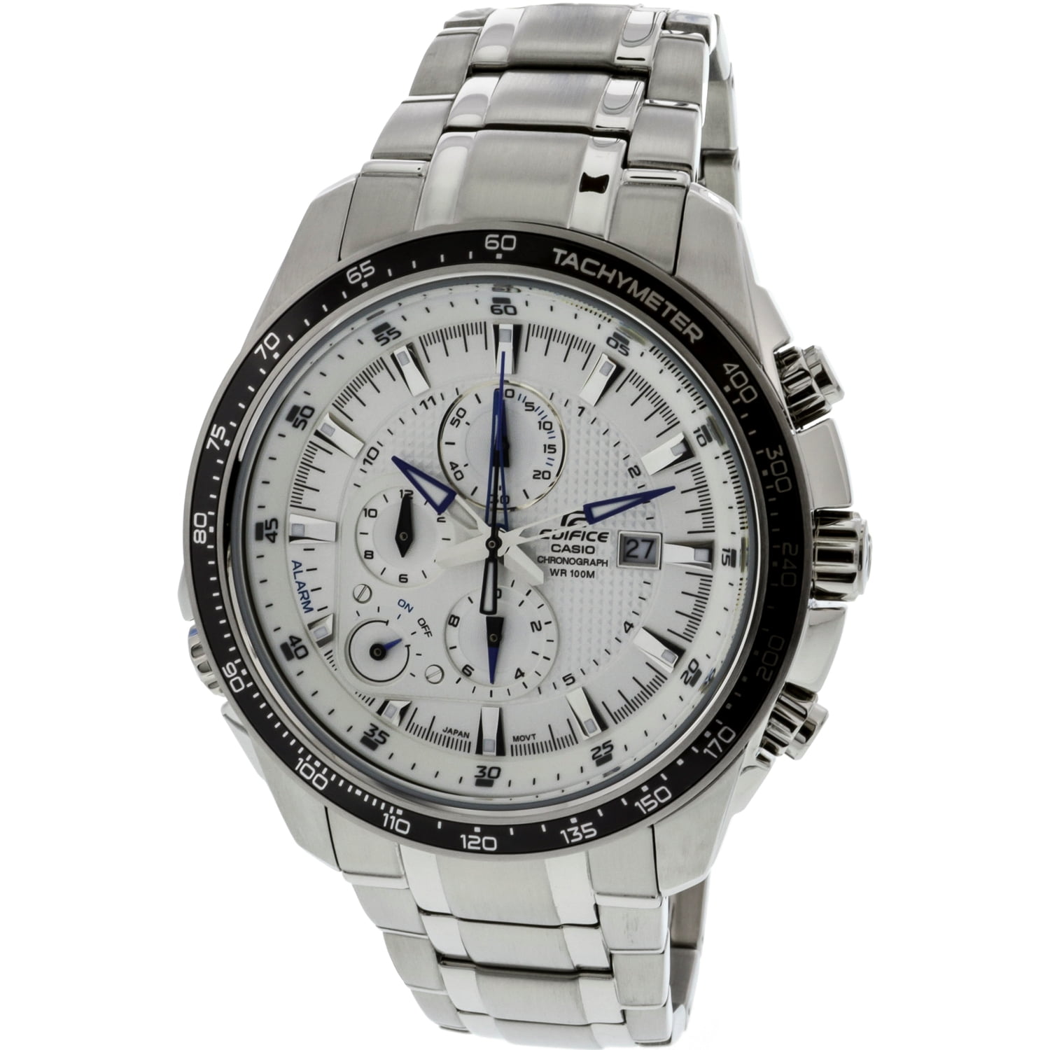 casio edifice white face