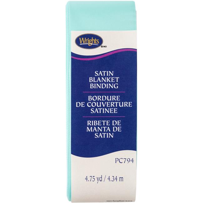 Wrights Satin Blanket Binding 4.75yd Cool Cucumber