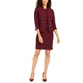 thumbnail image 1 of Le Suit Two-Button Pant Suit - Espresso, 1 of 1