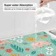 thumbnail image 6 of Balery Design Name Drying Mat For Kitchen Counter, 18x24 Inch Summer Ultra Absorbent Home Dish Drainer Mats Plate Holder, 6 of 9