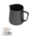 thumbnail image 4 of Durable, Stylish 400ml Stainless Steel Milk Frothing Jug with PTFE Coating for Home Kitchen, 4 of 8