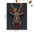 thumbnail image 3 of Qisvanset Tropical Otter Flower Oil Painting 12x16 Inch Lobby Art, 3 of 8