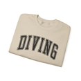 thumbnail image 3 of Diving Diver Sweatshirt Gifts Crew Neck Shirt Long Sleeve Unisex, 3 of 7