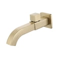 thumbnail image 1 of Grifo de agua potable, grifo para fregadero, accesorios de baño cuadrados, grifo de baño de un solo orificio, grifo de cocina para restaurante, baño, parte dorada abierta, 1 of 8