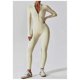 thumbnail image 2 of Hot sales Women Yoga Jumpsuits Workout Long Sleeve Zip Front Sport Jumpsuits, 2 of 5