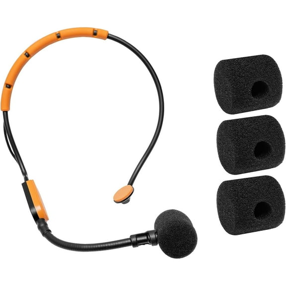 Mic Covers Windscreen Compatible with Shure SM31FH SM31 Fitness, PGA31-TQG, P31 Headset Microphone Pop Filter Value Bundle 3-Pack