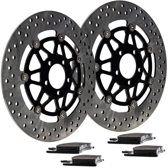 Niche Front Brake Rotor Pad Kit for Kawasaki Ninja ZX7R 43082-1251 Motorcycle MK1006702