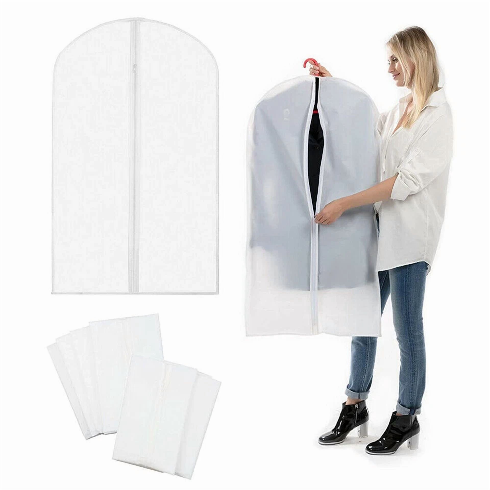 BUTTERFLY- 5Pack Garment Dust Cover Bag Suit Storage Zipper Dress Clothes Coat Protector Us