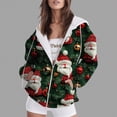 thumbnail image 2 of Towmus Women's Hoodies Long Sleeve Zip Up Sweatshirt Jackets Plus Size Fall Winter Coat with Pockets Casual Workout Outfits, 2 of 6