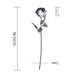 thumbnail image 3 of Wmhsylg Flores artificiales Laelfe 12 piezas de rosas artificiales de seda de tallo largo para decoración del hogar, boda, baño, cocina (negro + blanco), 3 of 7