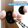 thumbnail image 4 of 40 Pcs Supports d'Angle en Acier Inoxydable pour Stee L, Attaches de Joint en Angle Droit, Support de Joints en L, 4 of 9